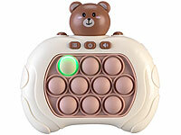 Playtastic Spiele Konsole Hand, Handheld Spielzeug mit Blasen