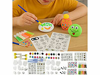 Playtastic Kinder Bastelsets, Kreativset Kinder, Steine zum Bemalen