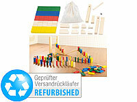 Playtastic Domino-Holzspielzeug, Domino-Spiele Holz, Domino-Rallye